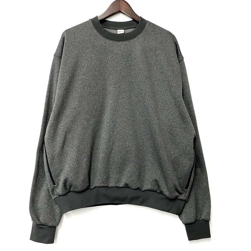 ES.1 エスアイ CREW NECK JERSEY J001 クルーネックジャージー 長袖 トップス サイズ L グレー メンズ 140-250417-as-08-izu
