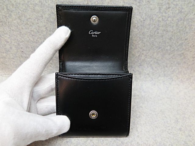 Cartier カルティエ パシャ コインケース 小銭入れ ブラック - メルカリ