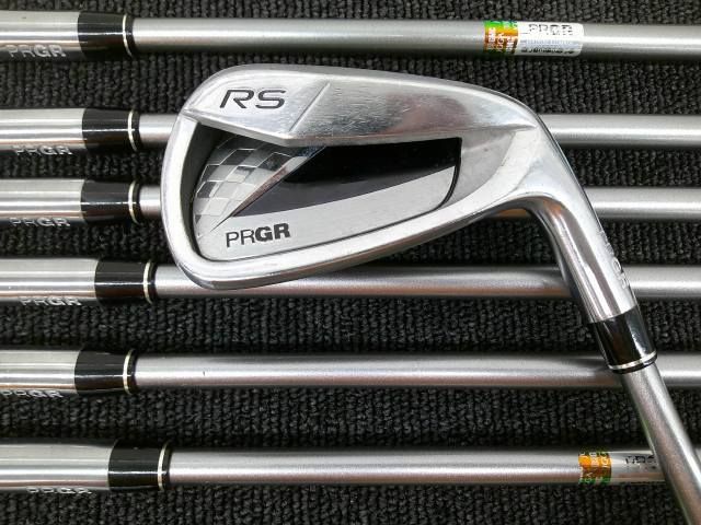 中古 アイアンセット プロギア RS TITAN FACE/オリジナルカーボン/M-37/27[8244]松山店