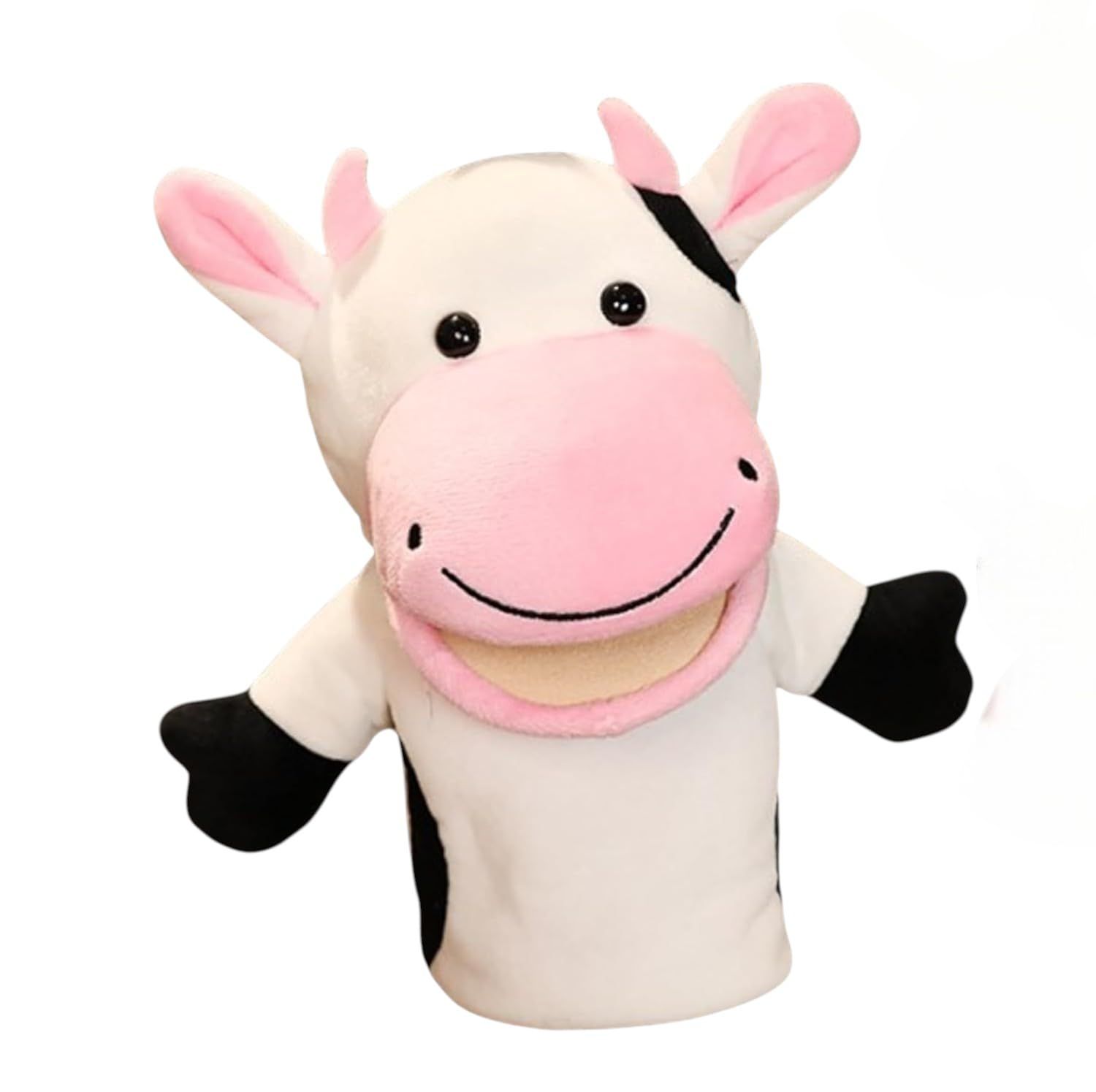Ludus Felix-ハンドパペット-人形劇-手袋人形-腹話術-ぬいぐるみ (ウシ 牛) [ウシ 牛] - メルカリ, image size:1500x1495