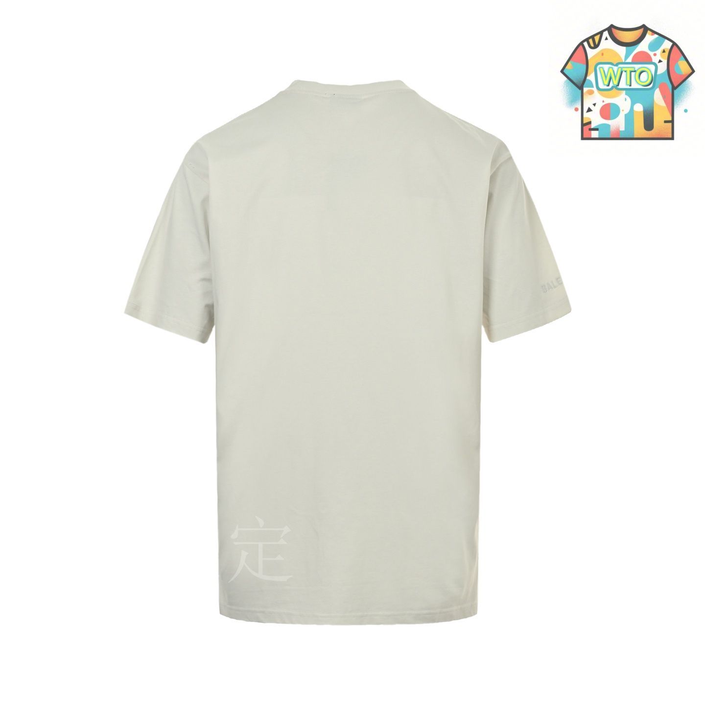 25SS BALENCIAGA ホワイト コットン フロントプリント Ｔシャツ 今日特価】Balenciaga バレンシアガ 25SS ロゴプリント T シャツ
