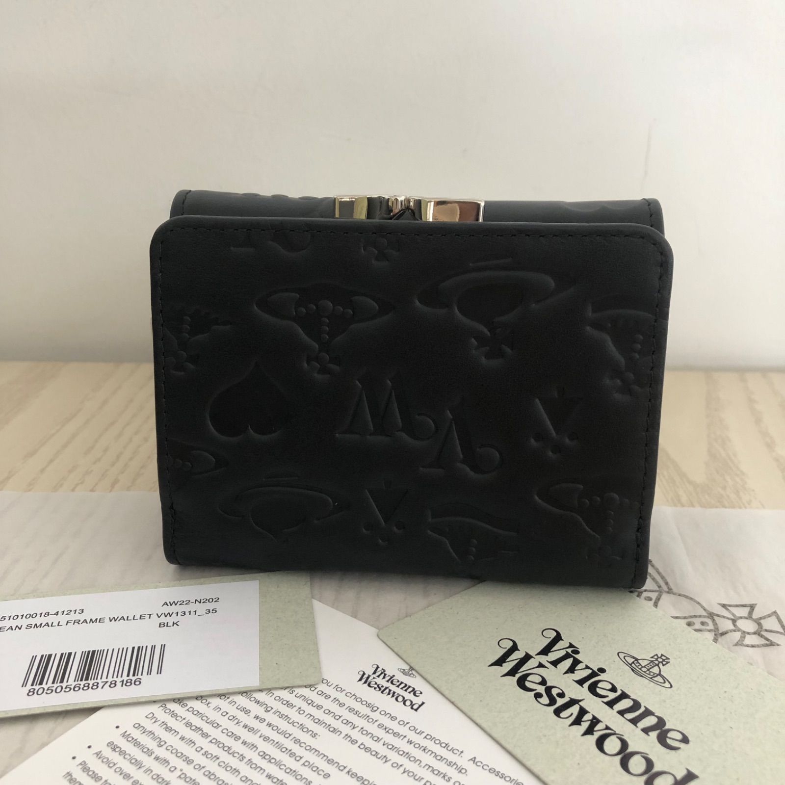 新品✨ヴィヴィアンVivienne Westwood ☆JEAN 口金三つ折り財布ブラック✨箱付き - メルカリ