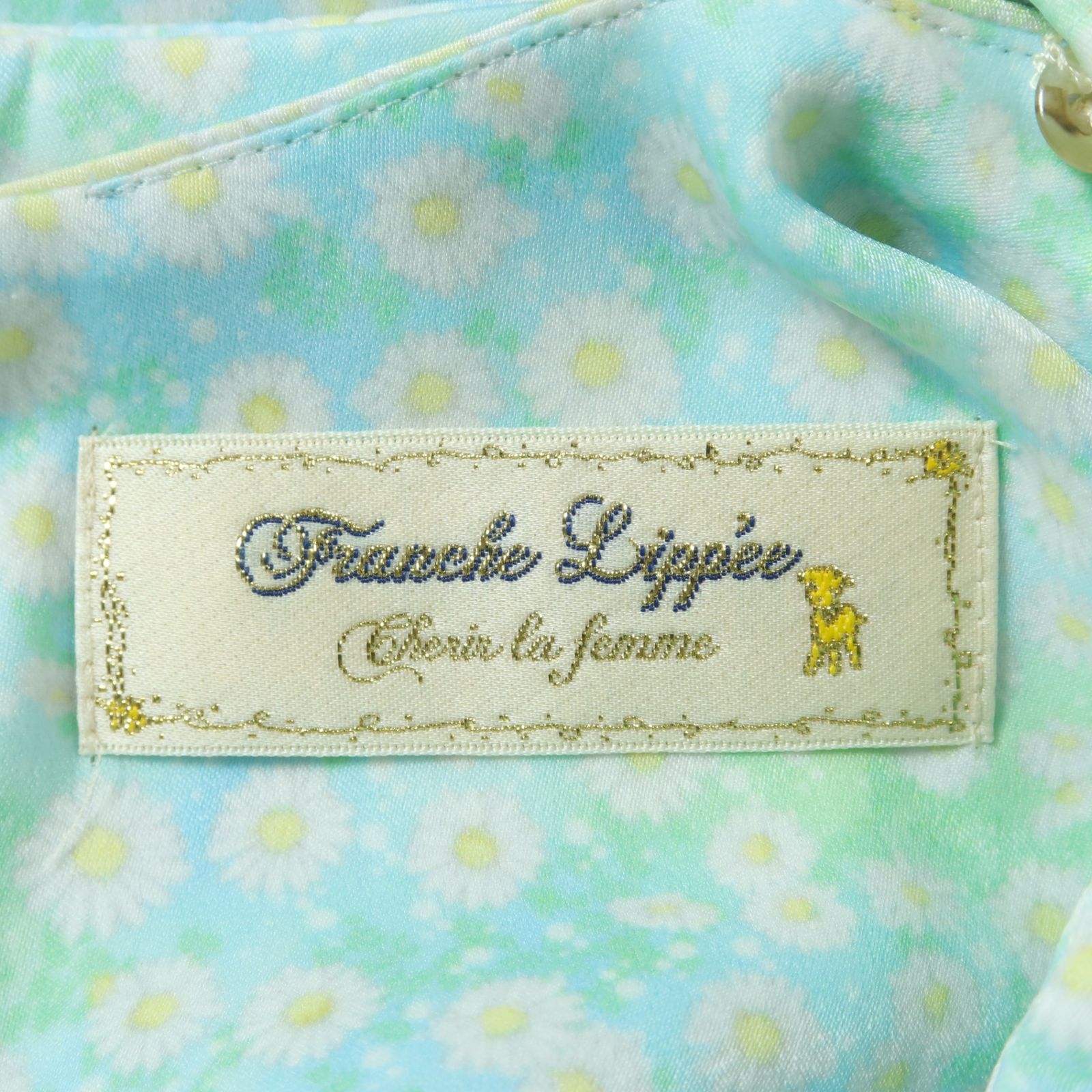 美品】フランシュリッペ☆ロマンティック♪ワンピース サイズM 虹色系