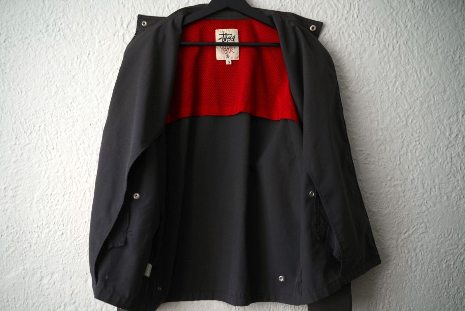 1990's 白タグ OLD STUSSY OUTER GEAR ナイロンブルゾン