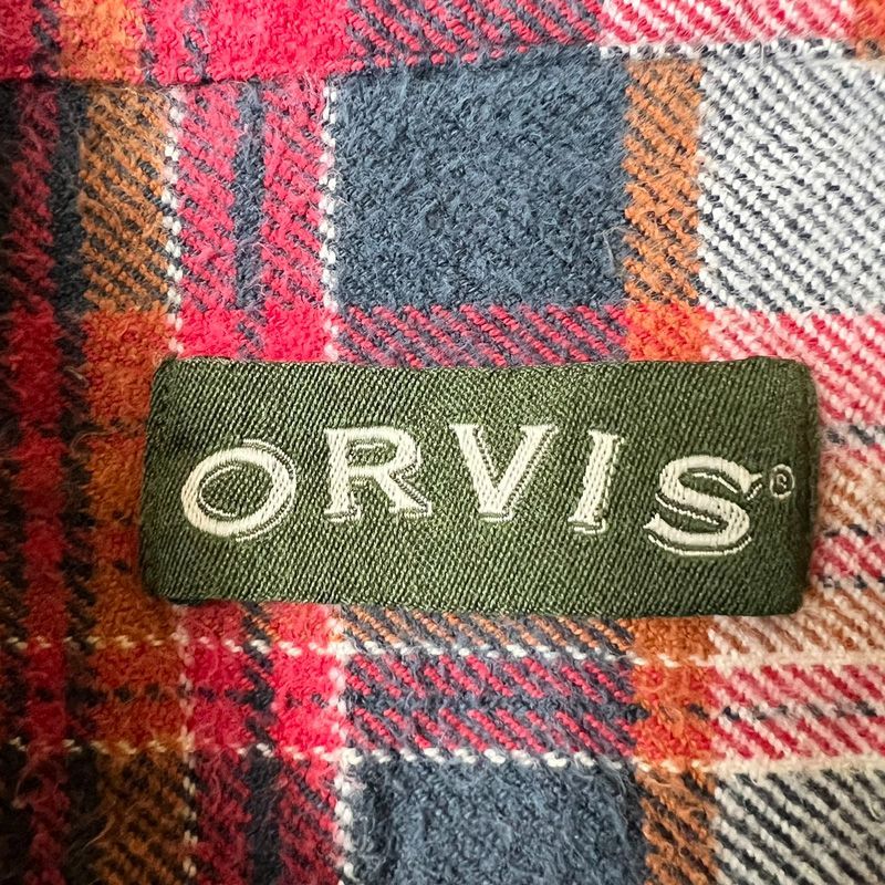 90s ORVIS チェック ヘビー フランネル シャツ XL / 90年代 オールド