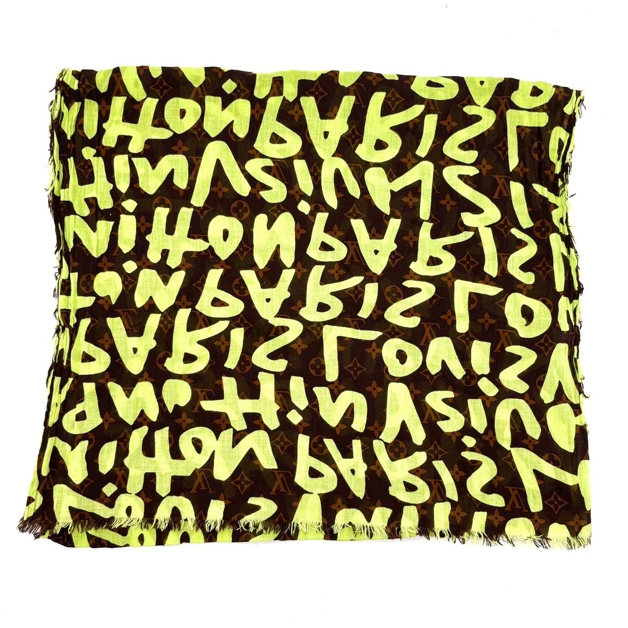 ルイヴィトン グラフィティ スカーフ パレオ ストール ✨美品✨ Louis Vuitton ルイヴィトン スカーフ ストール パレオ