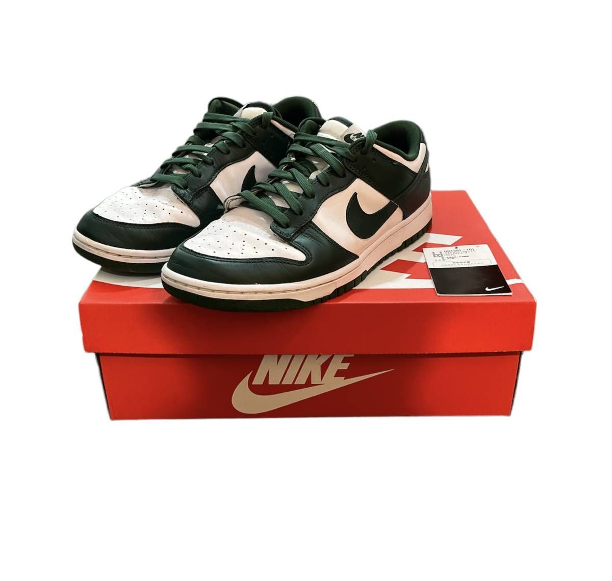 国内正規 NIKE DUNK LOW RETRO WHITE TEAM GREEN ダンクロー チーム 