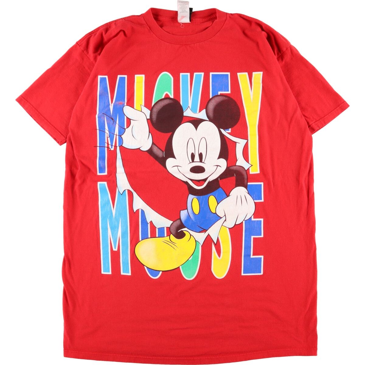 古着 90年代 MICKEY UNLIMITED MICKEY MOUSE ミッキーマウス キャラクタープリントTシャツ メンズXXL ヴィンテージ /eaa357939/eaa357939