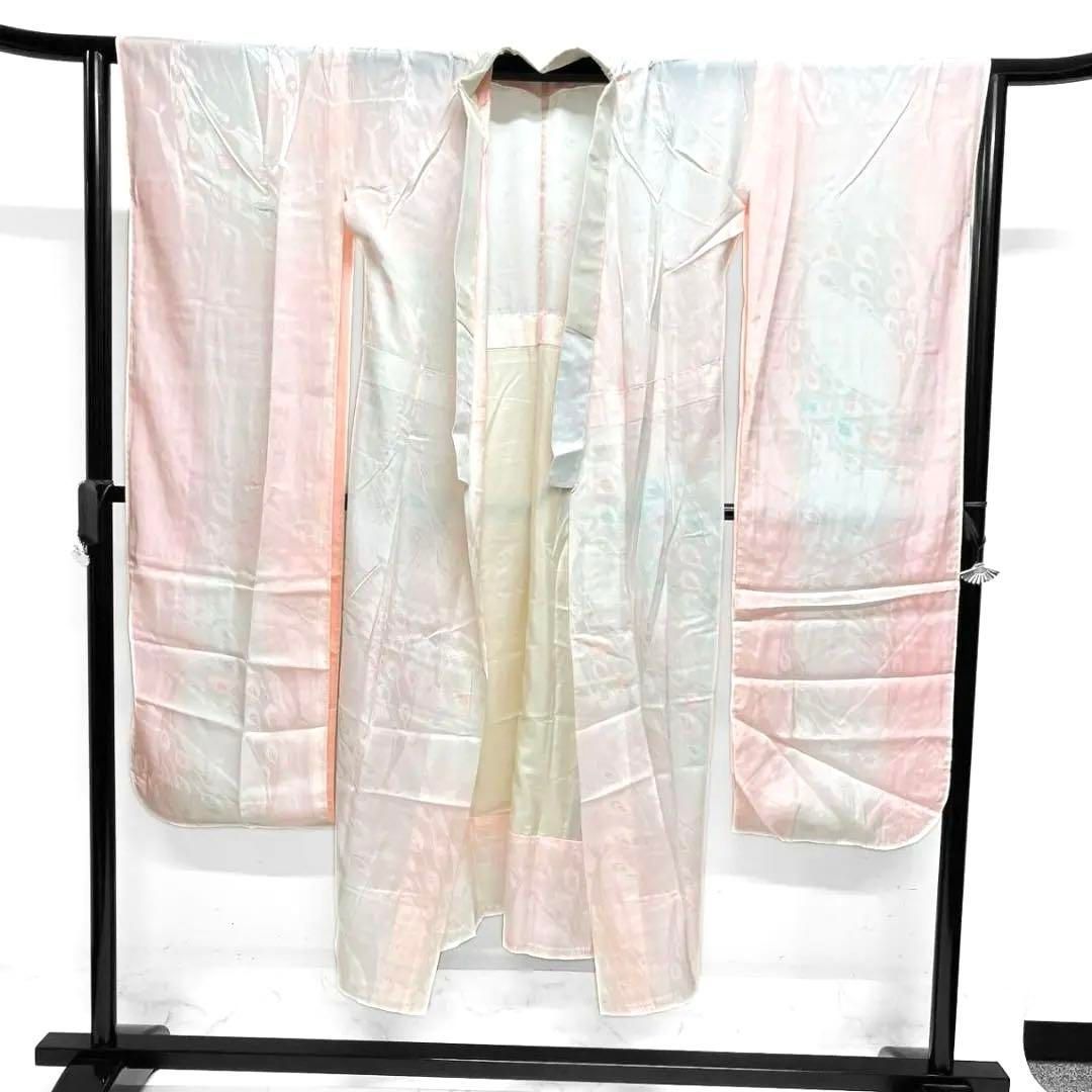 束熨斗 牡丹 梅花 桜花 鶴 振袖 襦袢セット 着物 014a p - メルカリ