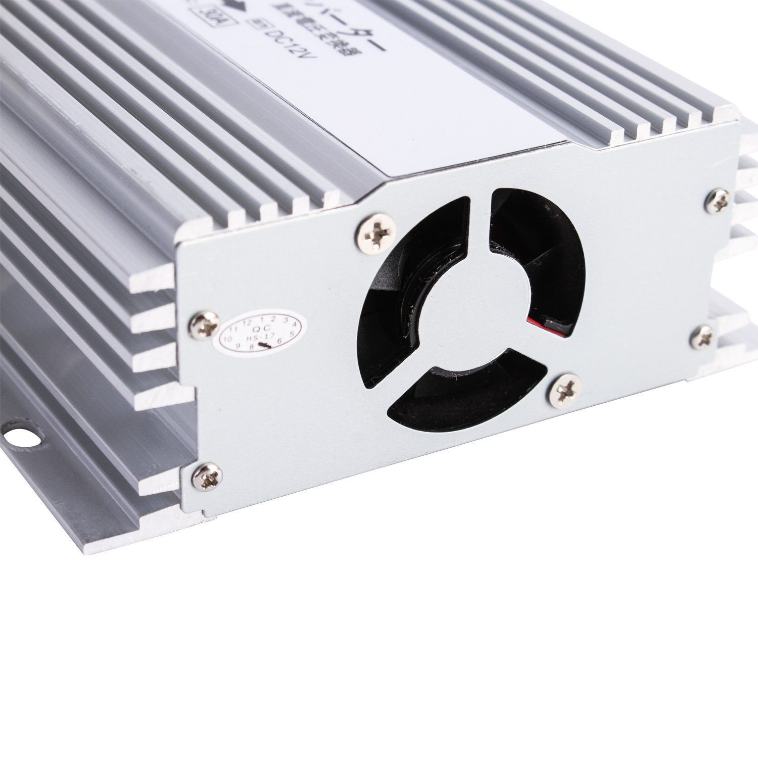 【在庫セール】トラック用DC-DCコンバーター DC24V→12V 30A デコデコ変換 DC電圧変換器 冷却ファン付