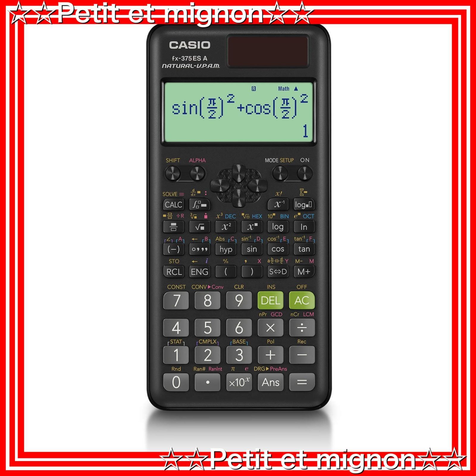 スピード発送】関数電卓 微分積分・統計計算・数学自然表示 394 スピード発送】関数電卓 微分積分・統計計算・数学自然表示 394