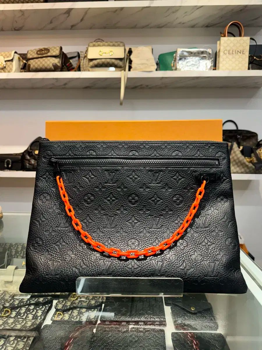 Louis Vuitton ヴァージル トゥー ウール モノグラム チェーン クラッチバッグ