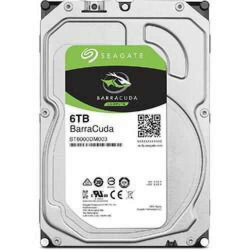 【新品・2営業日で発送】SEAGATE Barracuda シリーズ 3.5inch SATA 6Gb／s 6TB 5400rpm 256MB(ST6000DM003)