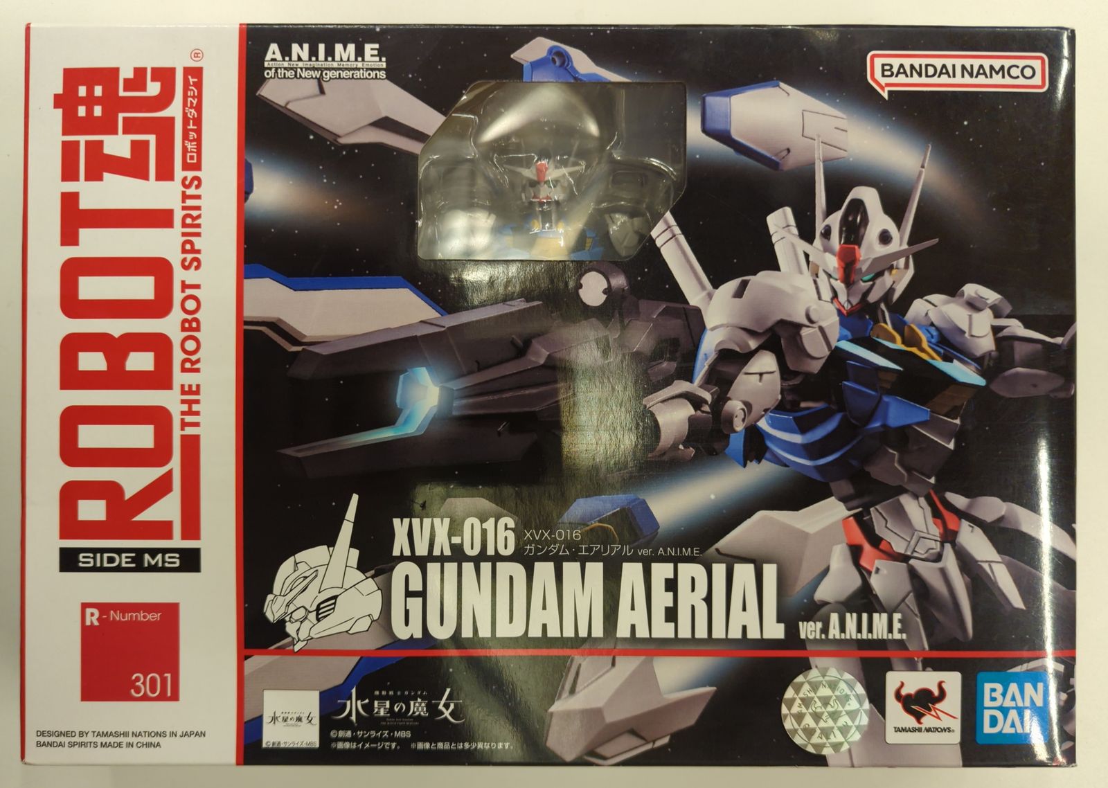 バンダイ ROBOT魂 u003c SIDE MS u003e 機動戦士ガンダム 水星の魔女 ガンダム・エアリアル ver. A.N.I.M.E. 301