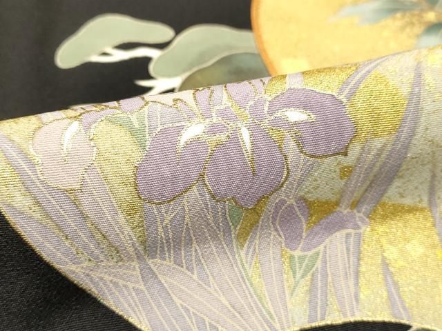 GON様ご確認用正絹黒留袖　作家物　花車文　金彩　② GON様ご確認用正絹黒留袖 作家物 花車文 金彩 ② - メルカリ