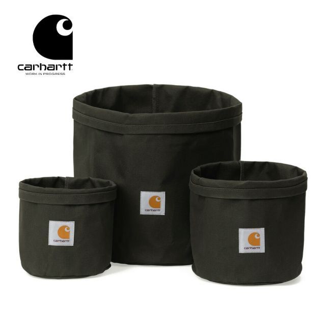 カーハート CARHARTT I032014 CANVAS PLANTER SET キャンバスプランターセット Olive カーハート Carhartt 耐久性抜群 ワックスコーティング ディアボーンキャンバス 3サイズセット プランター おしゃれインテリア
