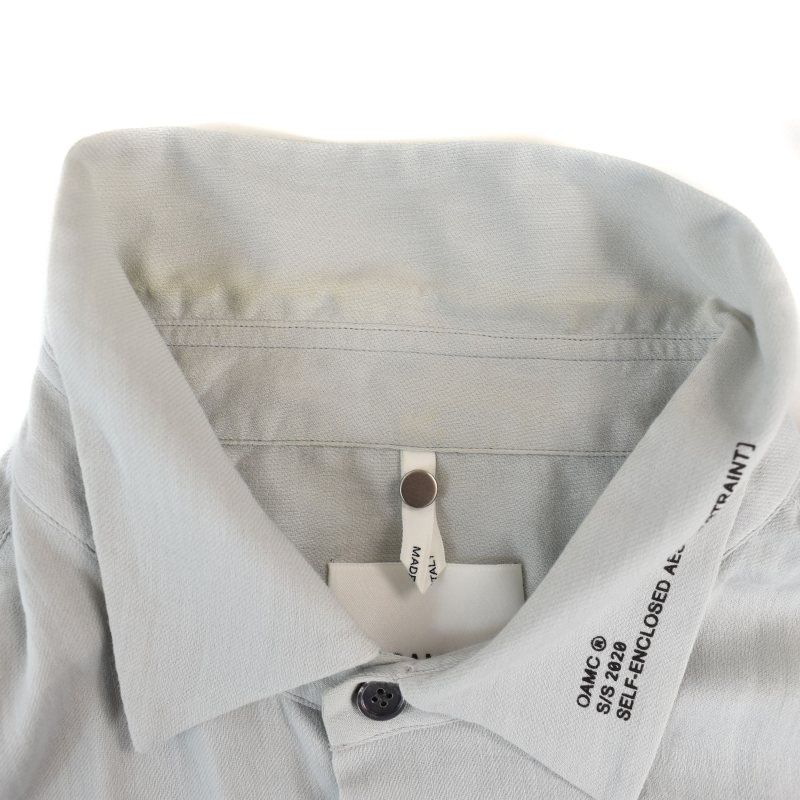 オーエーエムシー OAMC HAZE SHIRT シャツ 長袖 S グレー