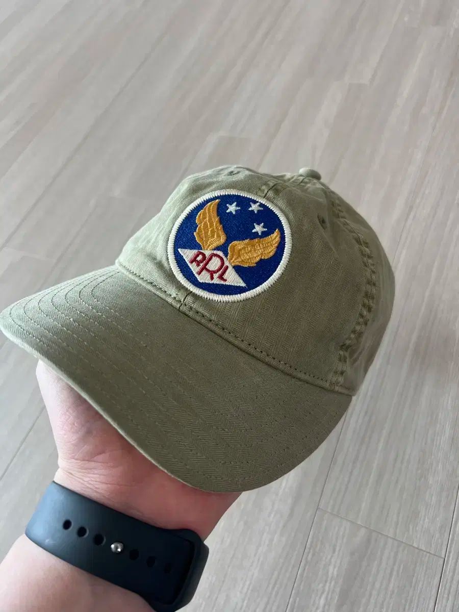 【雷市場（ポンジャン）商品韓国直送】 Rrl ダブルアールエル ウィングロゴ ボールキャップ カーキ