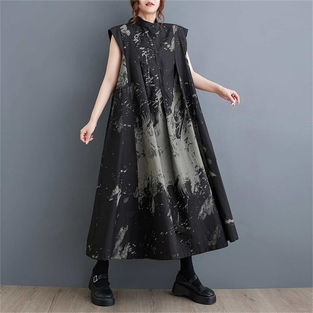 ノースリーブ　ロングワンピース ノースリーブロングワンピース01062 – Okia-official