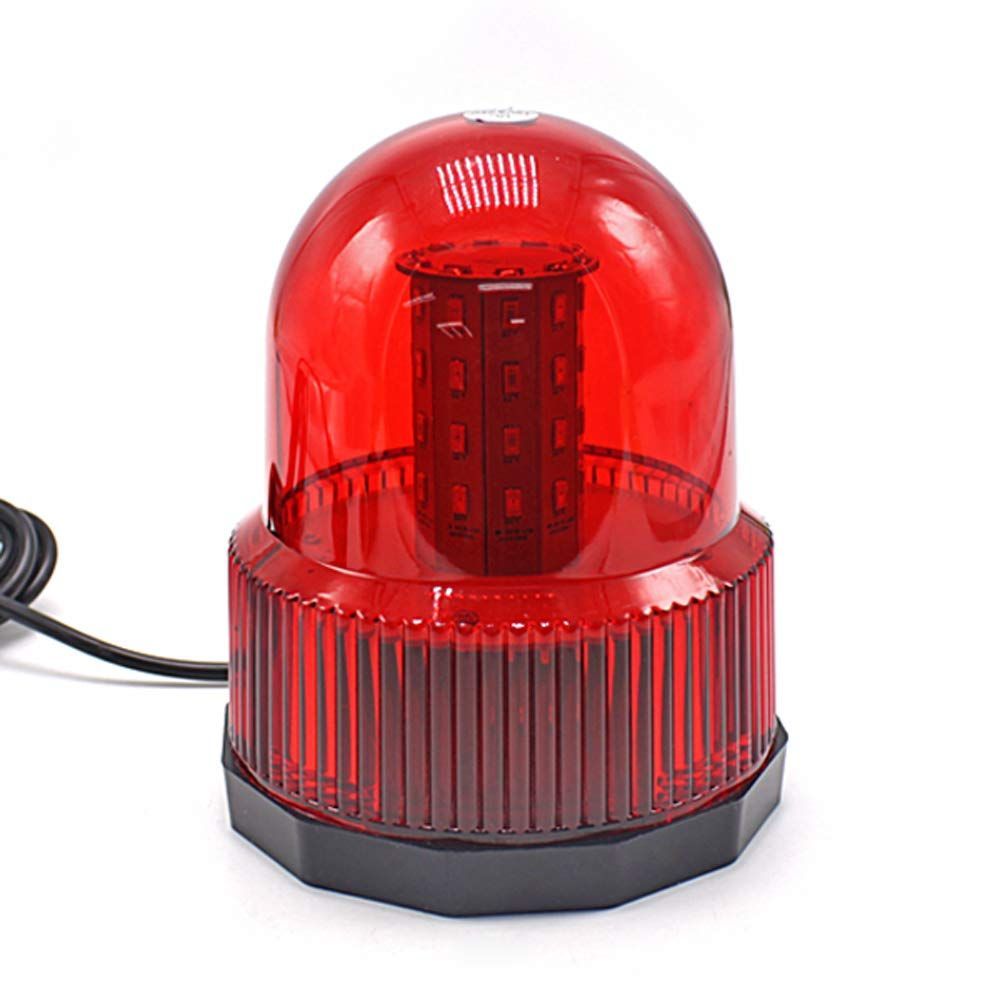 セール中】Wellvie 回転灯 40LED 12V/24V 兼用 赤 レッド 点灯