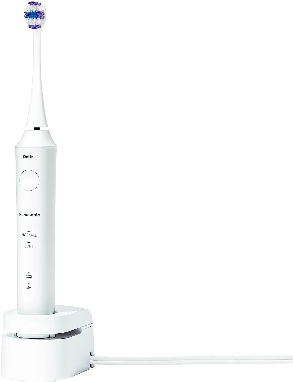 パナソニック(Panasonic) 【2023年発売】パナソニック 音波振動ハブラシ ドルツ リニア音波振動 エントリーモデル 海外両用 白 EW-DL39-W