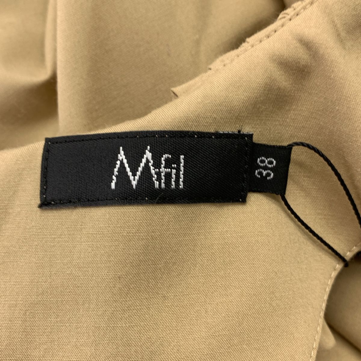 美品】 M fil / エムフィル | 2024SS | ギャザー ケープ ライク  