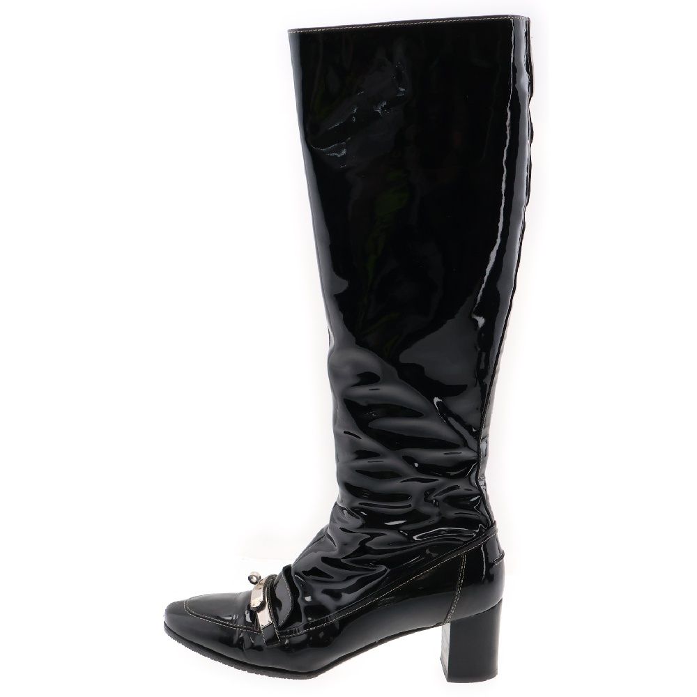 亀！希少 ボッテガヴェネタ STRIDE パドルブーツ ラバー ブーツ 黒 美品 ボッテガヴェネタ STRIDE パドルブーツ ラバー 希少 ブーツ 黒