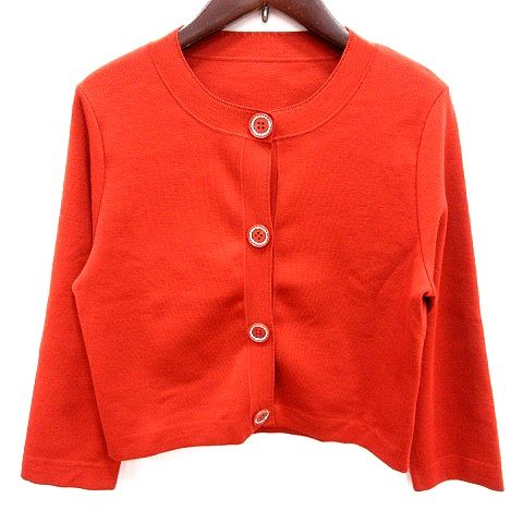 フォクシー ニットカーディガン ダークオレンジ系 Bolero Cardi みうけ