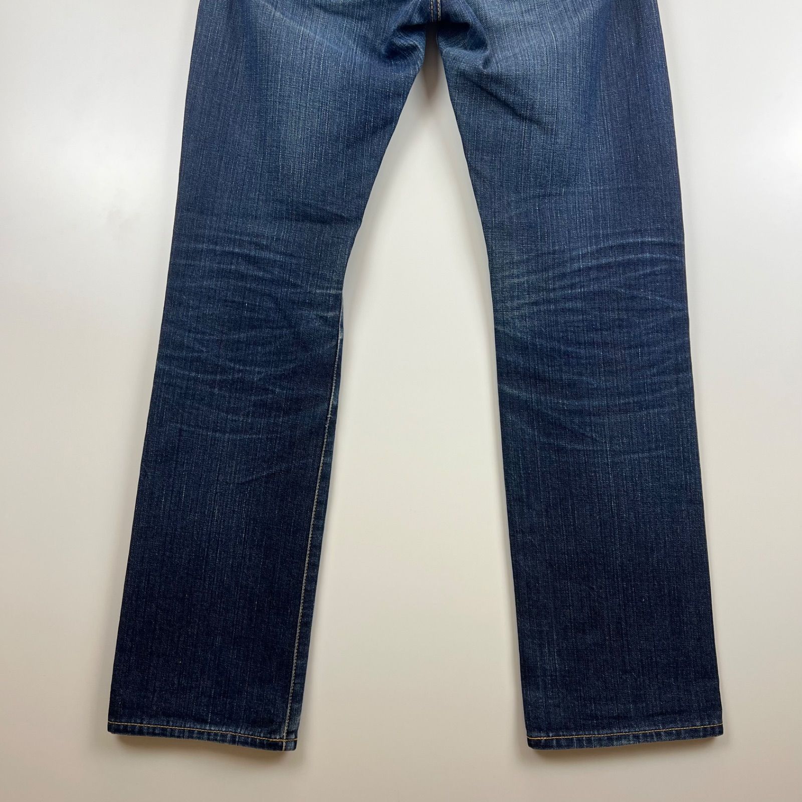 CELT&COBRA J1-2 w29 leather pocket straight denim pants
