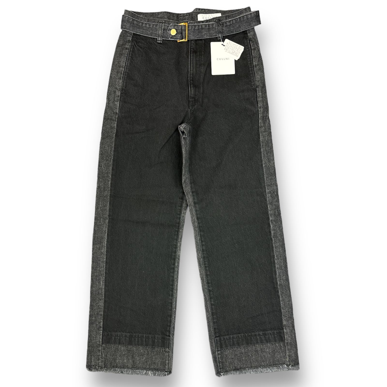 定価36300円 新品 CULLNI 23-AW-006 Bi Color Wide Denim バイカラー 
