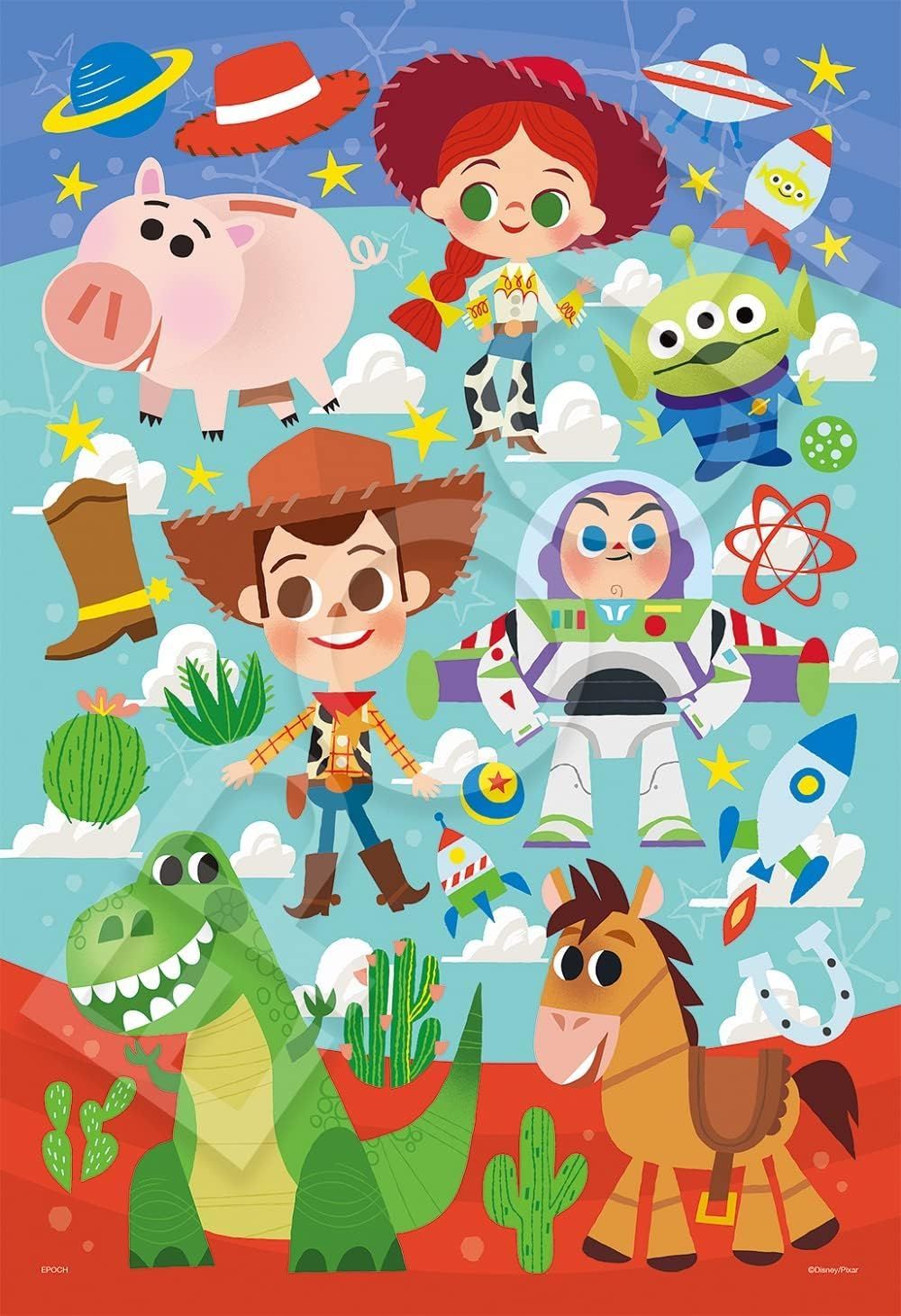 【新品】300ピース ジグソーパズル ディズニー Toy Story -Play Together- コラージュ 26×38cm 73-310 