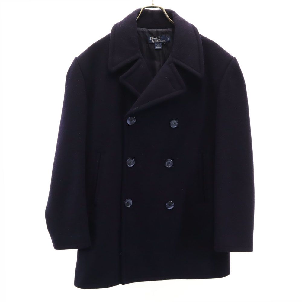 80~90s Polo Ralph Lauren ネイビー　ピーコート ポロバイラルフローレン 80s 90s USA製 ウール オールド