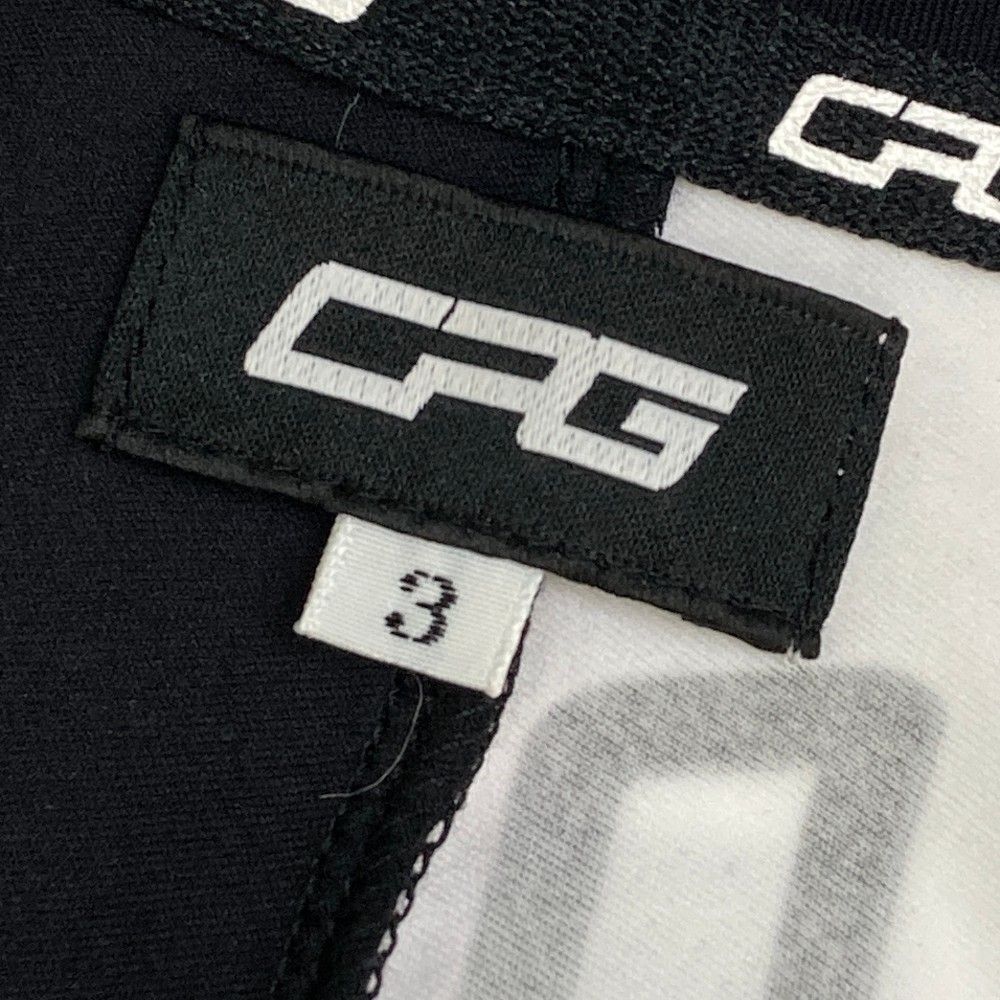 サイズ：3 CPG GOLF シーピージーゴルフ  半袖ハーフジップTシャツ  ブラック系 [240101465651] ゴルフウェア メンズ ストスト サイズ：3 CPG GOLF シーピージーゴルフ 半袖ハーフジップT
