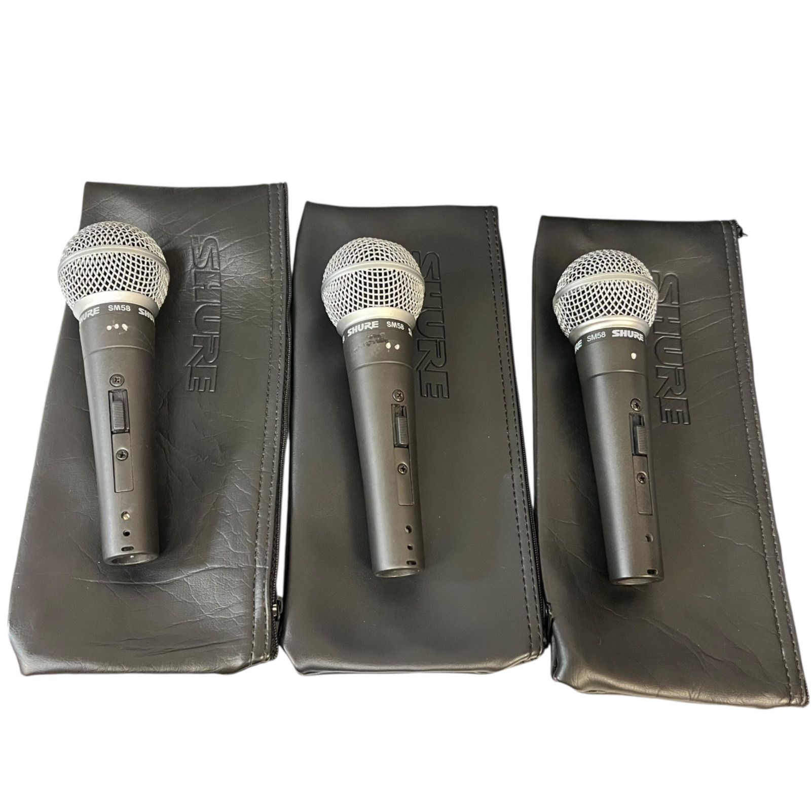 SHURE SM58 ダイナミックマイク 2本セット 動作未確認 動作保証 SHURE