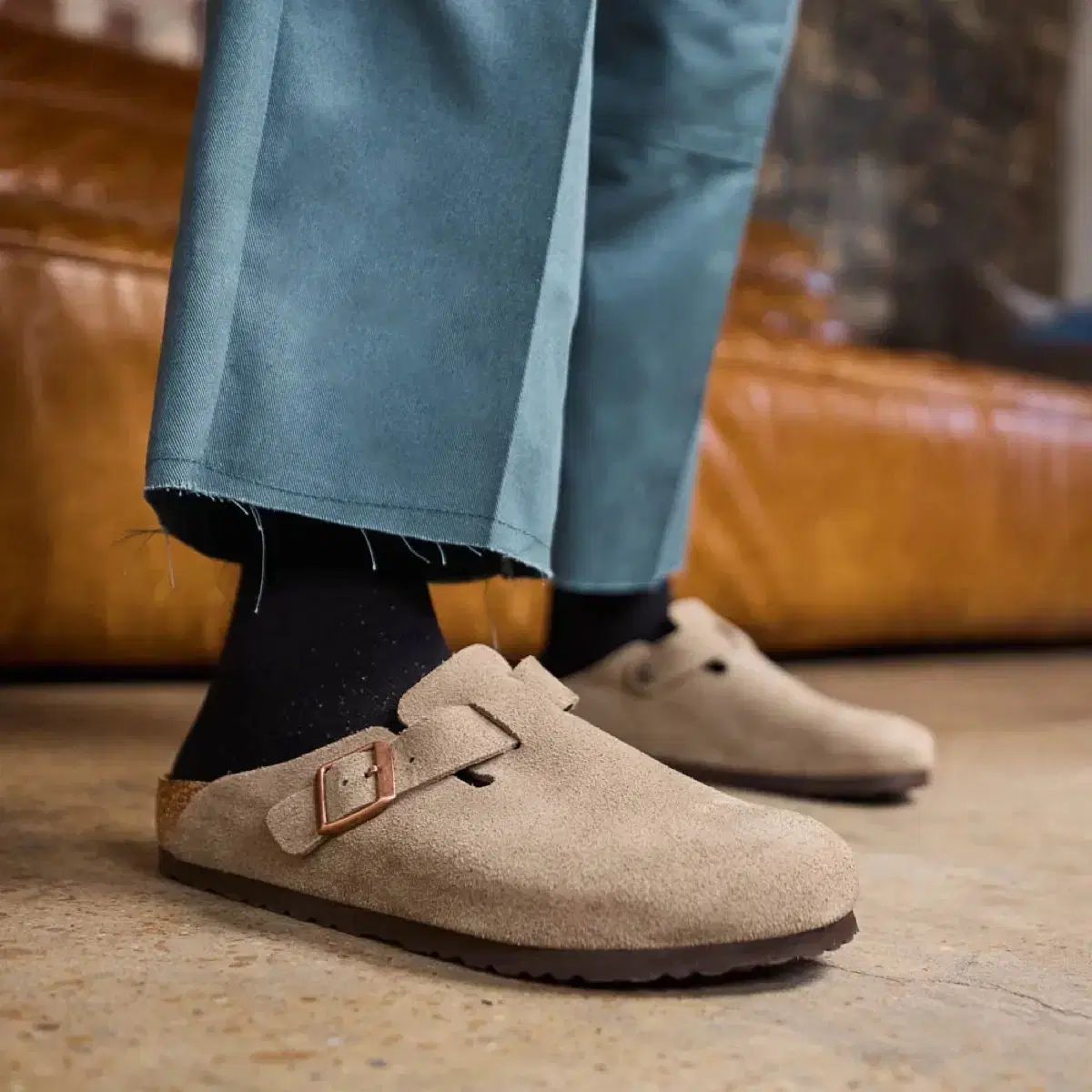 ビルケンシュトック　ボストン　42 トープ 新品未使用】BIRKENSTOCK ビルケンシュトック ボストン 42トープ