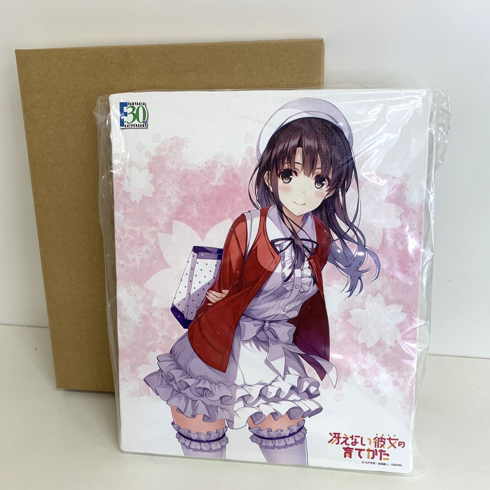 【完全新品未開封】冴えない彼女の育てかた♭ キャンバスアート 加藤恵 2点セット アクシアキャンバスアートシリーズNo.040 冴えない彼女の育てか