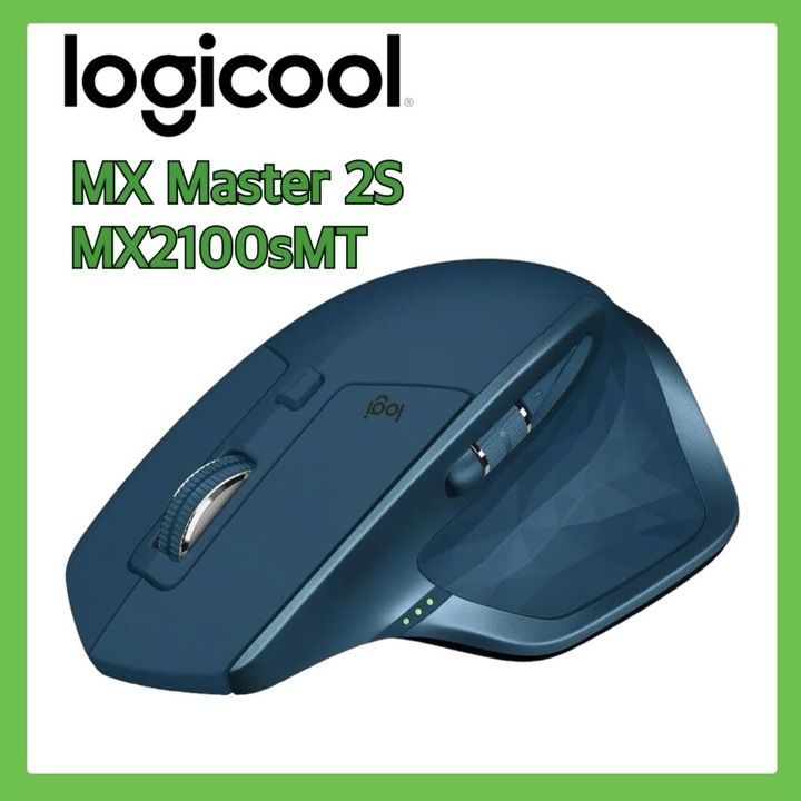 ロジクール ワイヤレスマウス 無線 マウス MX Master 2S ミッドナイトティール A0513 0722ML003  0120240718100361 - メルカリ