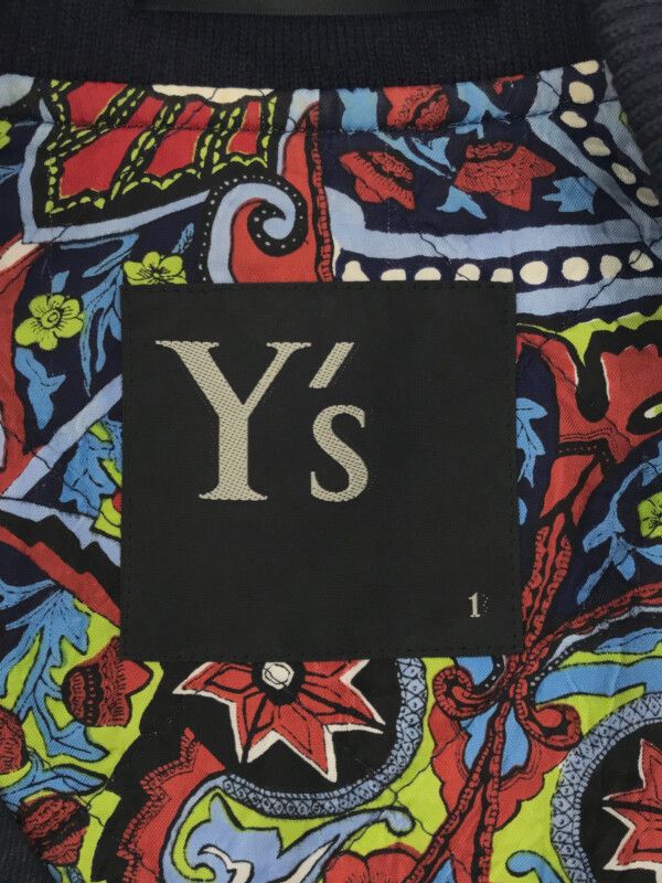 Y's ワイズ 15AW ウールリネンリバーシブルボンバージャケット