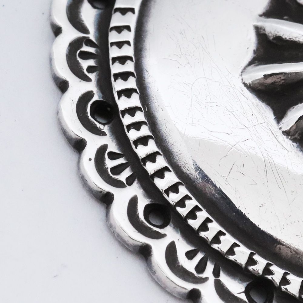 GORO'S SVフラワーコンチョ 大 シルバー