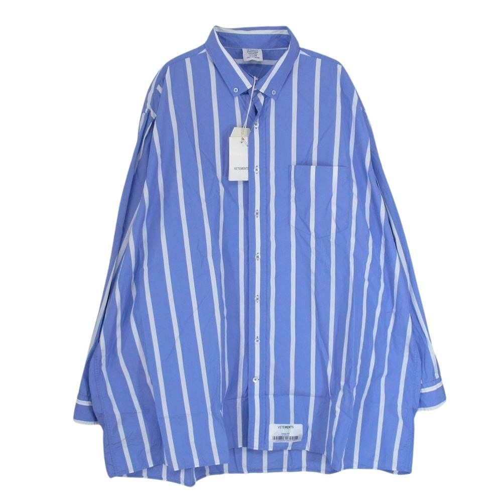 18SS ヴェトモン VETEMENTS MSS18SH11 ロゴラペル付き オーバー 