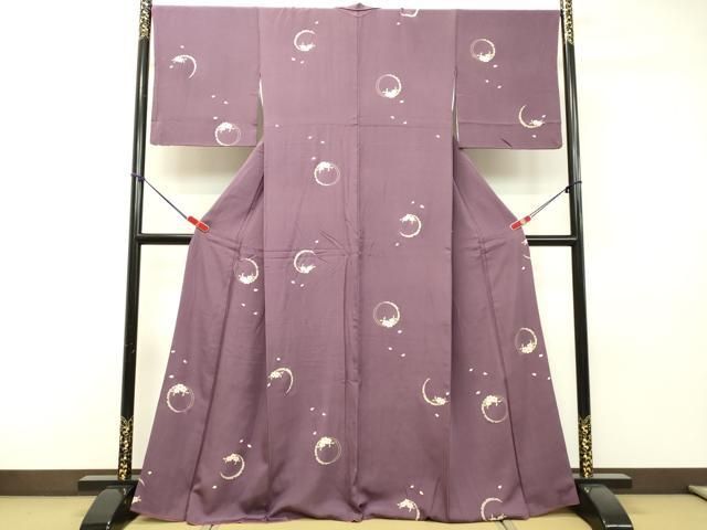 平和屋着物○上質な小紋 雪輪舞桜文 金彩 正絹 逸品 DAAR4348tw - メルカリ 