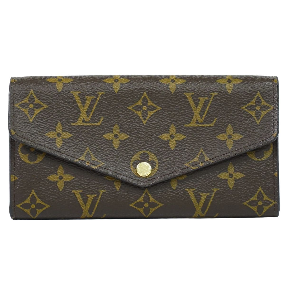 本物 ルイヴィトン LOUIS VUITTON LV ポルトフォイユサラ モノグラム 長財布 ロングウォレット ブラウン M62235 ビトン 財布 ウォレット フォロー割