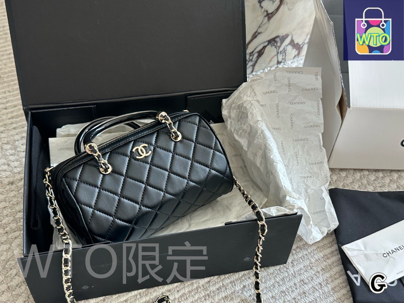 今日特価】Chanel シャネル 25P ボウリングバッグ ?雅なデザイン