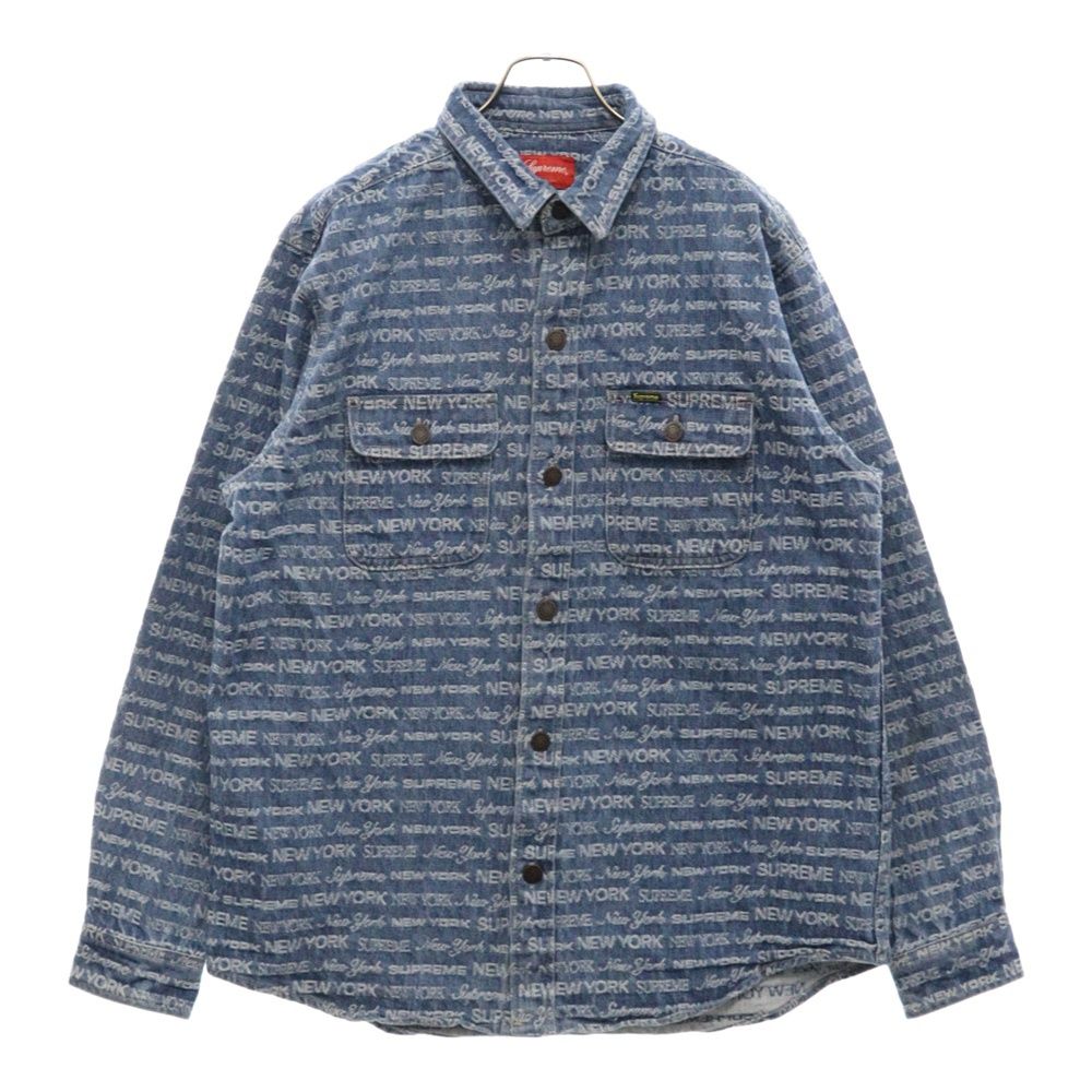 SUPREME (シュプリーム) 22AW MiltiType Jacquard Denim Shirt  