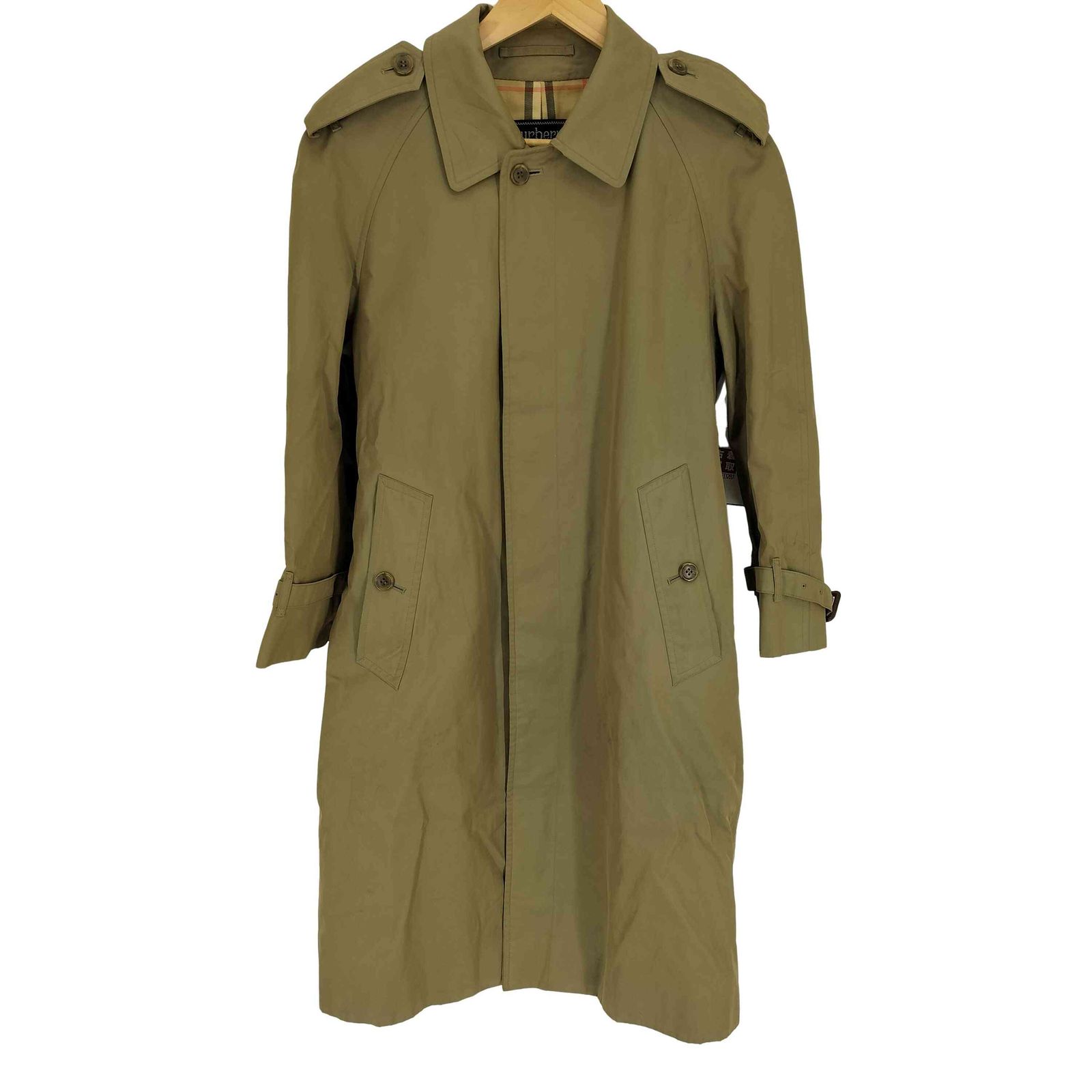 バーバリーズ BURBERRYS 90S 裏地ノバチェック ベルテッド エポレット