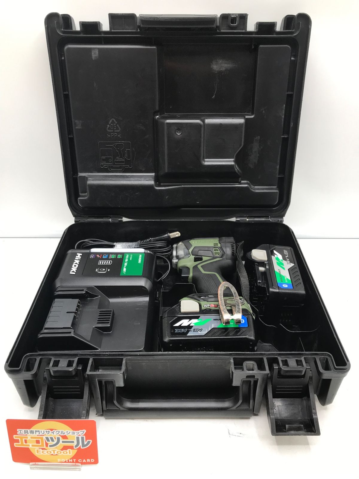 HiKOKI|ハイコーキ 36Vインパクトドライバ フォレストグリーン WH36DC2XPGS ITWEXMLGC2YW エコツール岡崎岩津店 M01