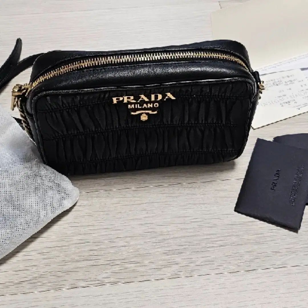 75 % 割引価格 PRADA プラダ ゴーフル バンドリエーラ ミニ クロスバッグ