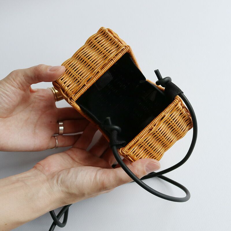 odds オッズ ミニボックスバッグ かごバッグ | MINI BOX BAG