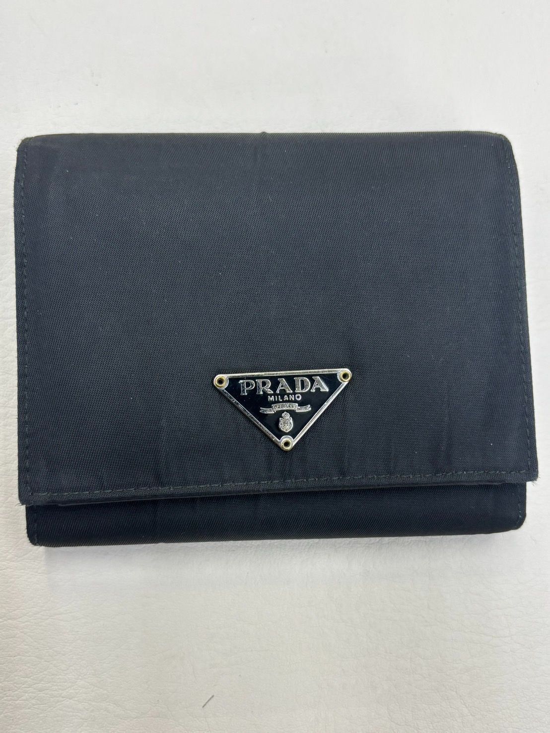 美品 1円〜 PRADA プラダ ナイロン 財布 コンパクト ウォレット