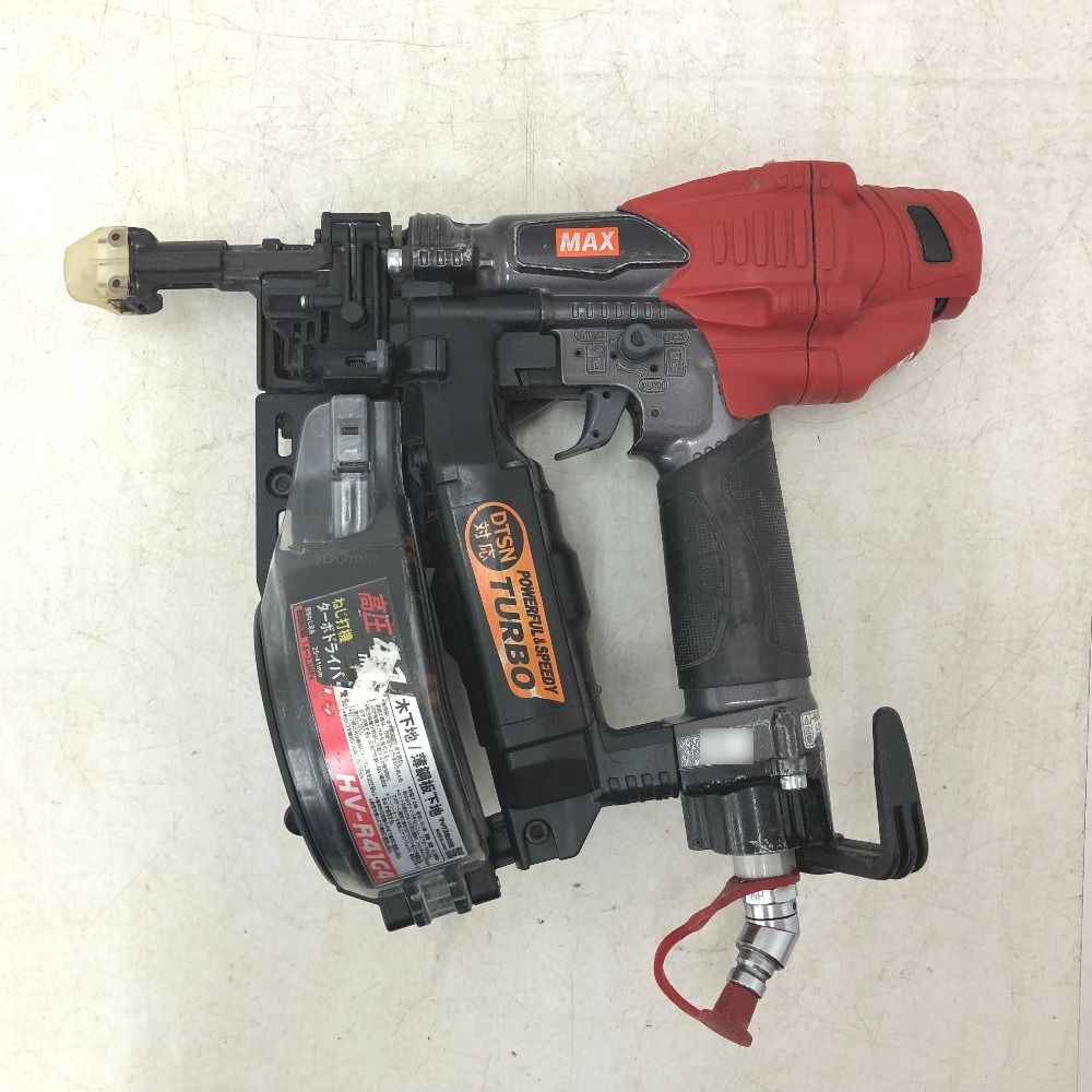 MAX マックス 41mm 高圧接続ターボドライバ ねじ打機 クールグレー ケース付 HV-R41G4